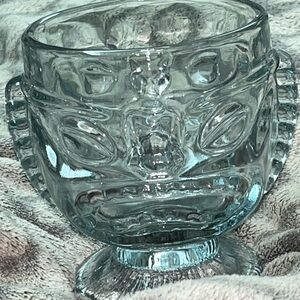 Disney Blue Tiki Glass Goblet